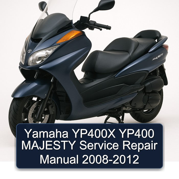 Yamaha YP400X YP400 MAJESTY Service Repair Manual 2008-2012