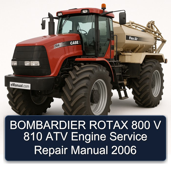 BOMBARDIER ROTAX 800 V 810 ATV Engine Service Repair Manual 2006