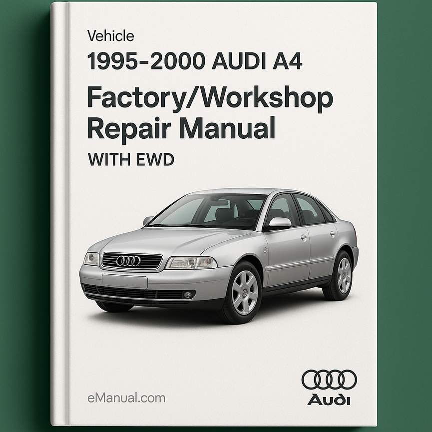 1995-2000 AUDI A4 Fabrik/Werkstatt Reparaturhandbuch MIT EWD