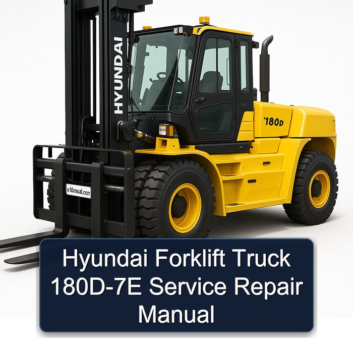 Hyundai Forklift 180D-7E Service Repair Manual