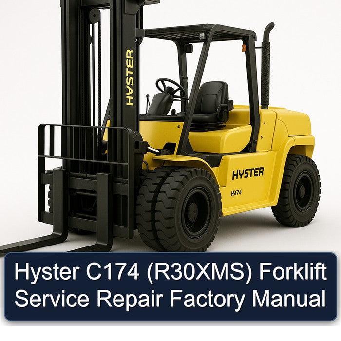 Hyster C174 (R30XMS) Forklift Service Repair Factory Manual