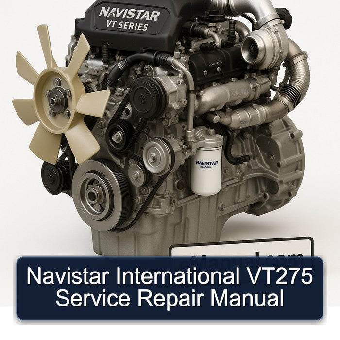 Navistar International VT275 Service Repair Manual