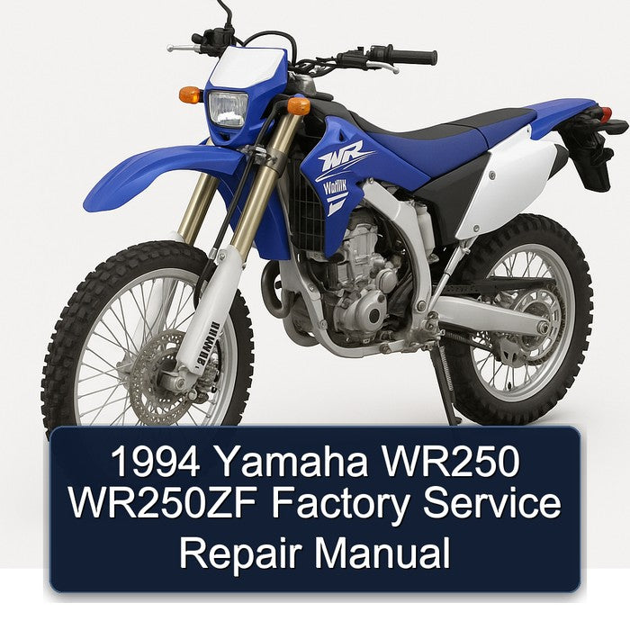 1994 Yamaha WR250 WR250ZF Factory Service Repair Manual
