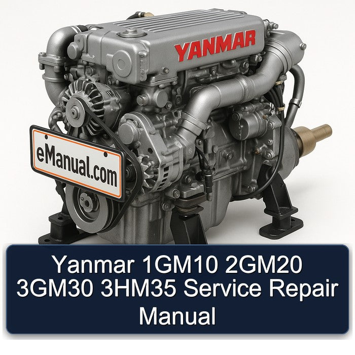 Yanmar 1GM10 2GM20 3GM30 3HM35 Service Repair Manual