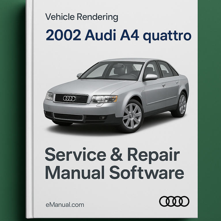 2002 Audi A4 Quattro Service & Repair Manual Software