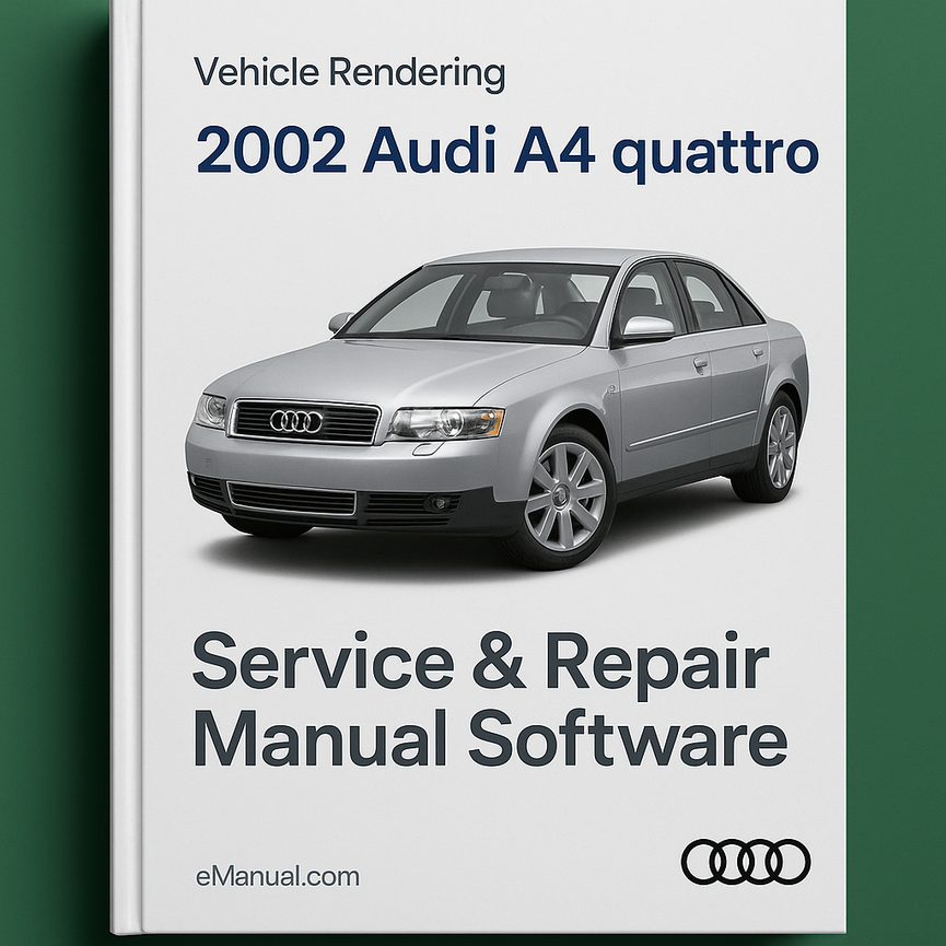 2002 Audi A4 Quattro Service & Repair Manual Software