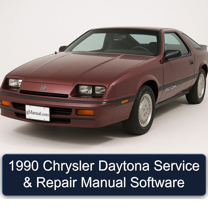 1990 Chrysler Daytona Service & Repair Manual Software