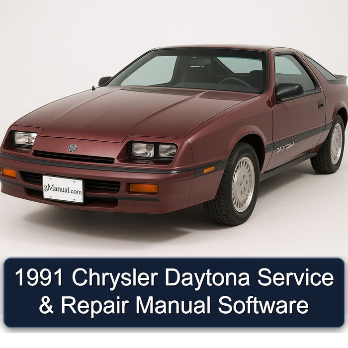 1991 Chrysler Daytona Service & Repair Manual Software