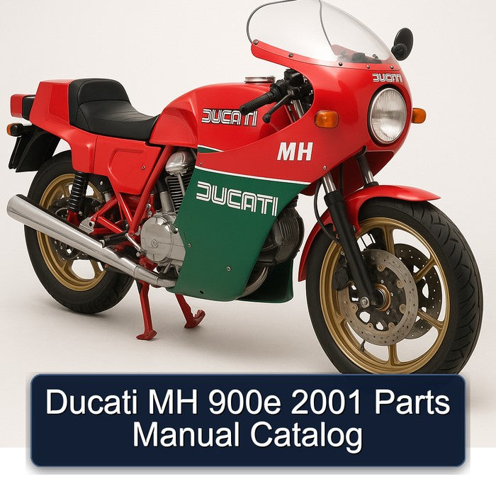 Ducati MH 900e 2001 Parts Manual Catalog