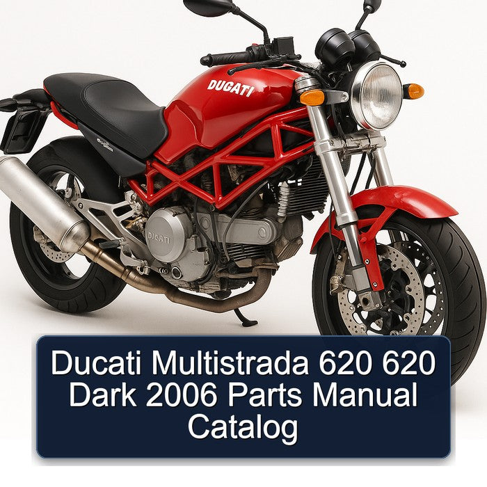Ducati Multistrada 620 620 Dark 2006 Parts Manual Catalog