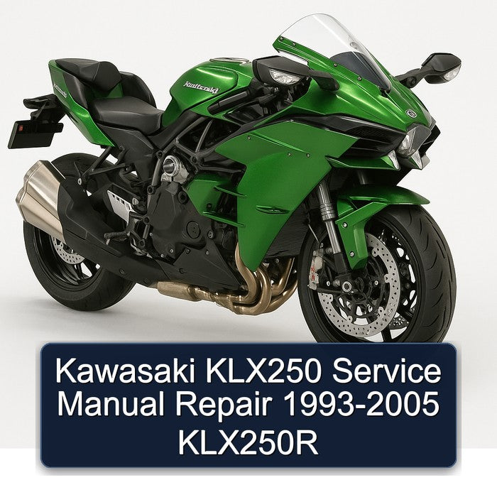 Kawasaki KLX250 Service Manual Repair 1993-2005 KLX250R