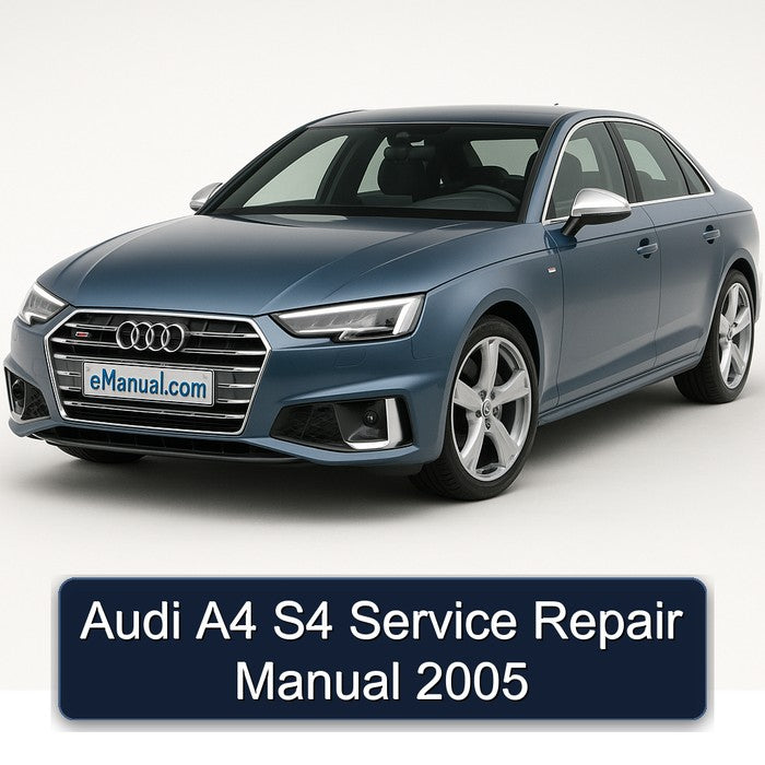 Audi A4 S4 Service Repair Manual 2005