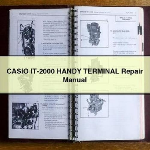 CASIO IT-2000 HAndY TERMINAL Repair Manual PDF Download