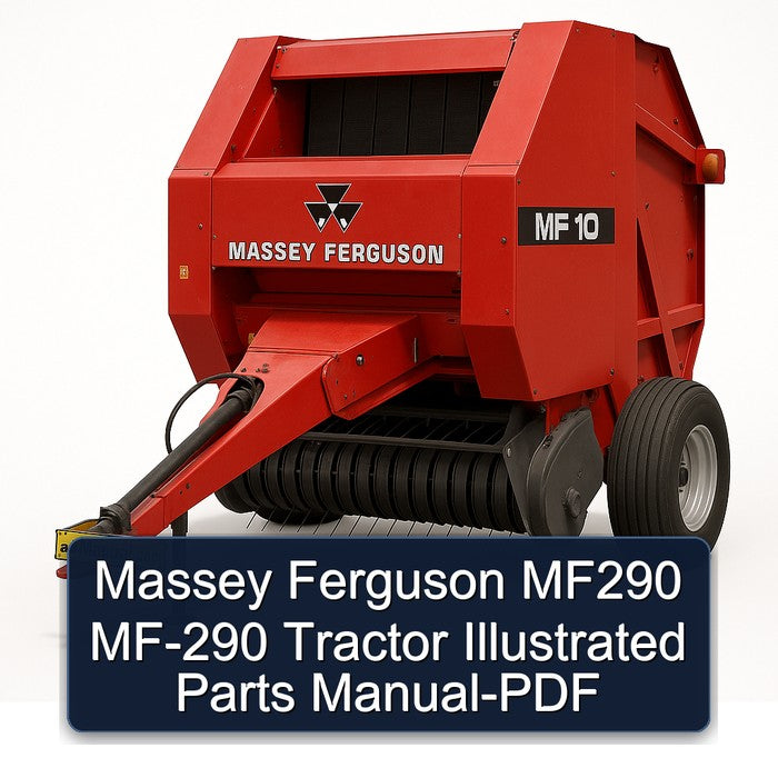 Massey Ferguson MF290 MF-290 Tractor Illustrated Parts Manual-PDF