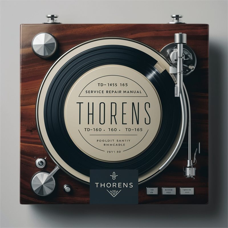 Thorens TD-145 TD-160 TD-165 Service Manual PDF
