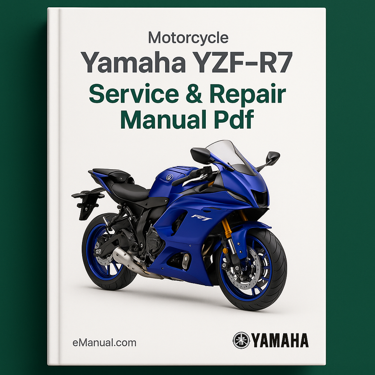 Manual de servicio y reparación de Yamaha YZf R7