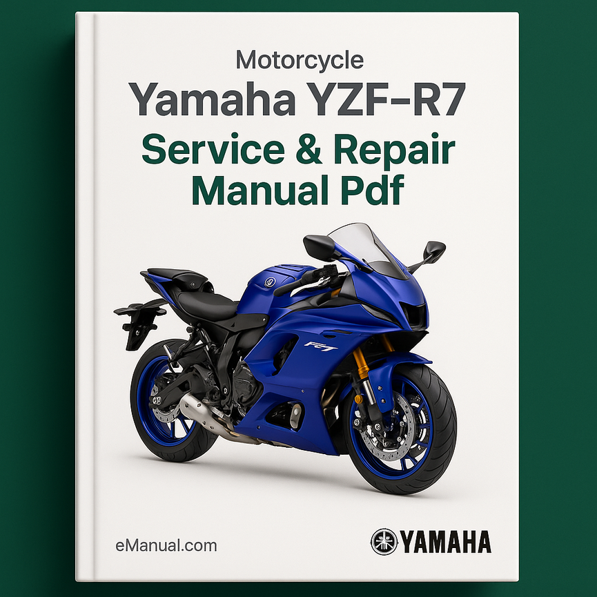 Manual de servicio y reparación de Yamaha YZf R7