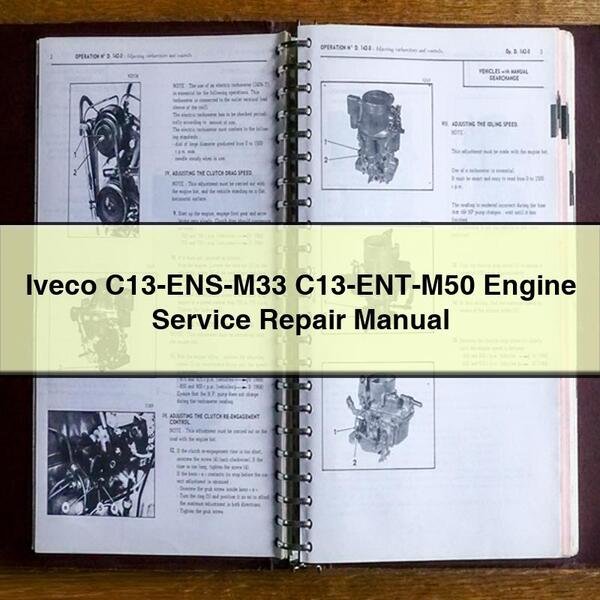 Iveco C13-ENS-M33 C13-ENT-M50 Engine Service Repair Manual