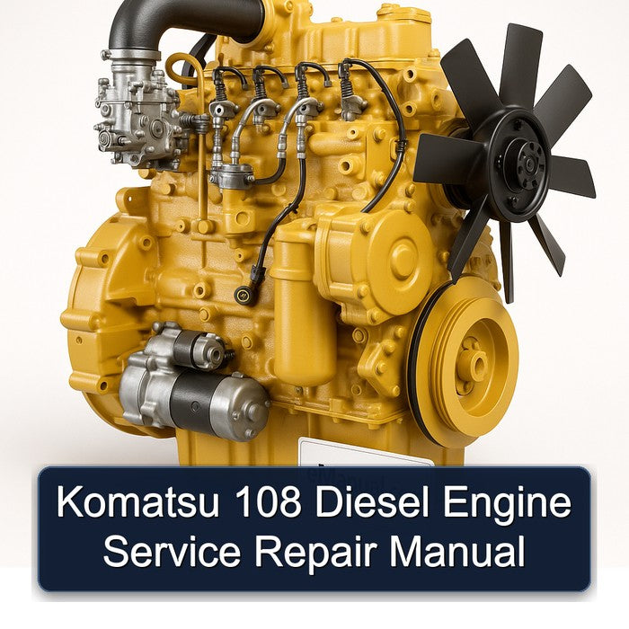 Komatsu 108 Diesel Engine Service Repair Manual
