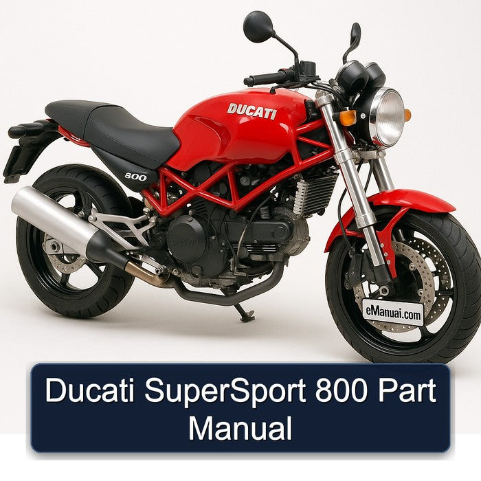 Ducati SuperSport 800 Part Manual