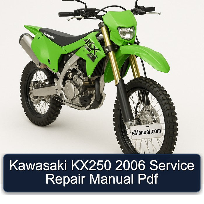Kawasaki KX250 2006 Service Repair Manual Pdf