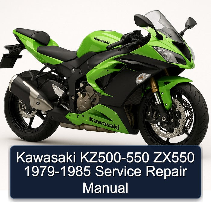 Kawasaki KZ500-550 ZX550 1979-1985 Service Repair Manual