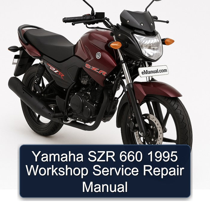 Yamaha SZR 660 1995 Workshop Service Repair Manual