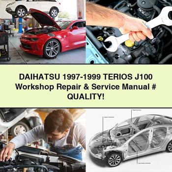 DAIHATSU 1997-1999 TERIOS J100 Werkstatt-Reparatur- und Wartungshandbuch # QUALITÄT