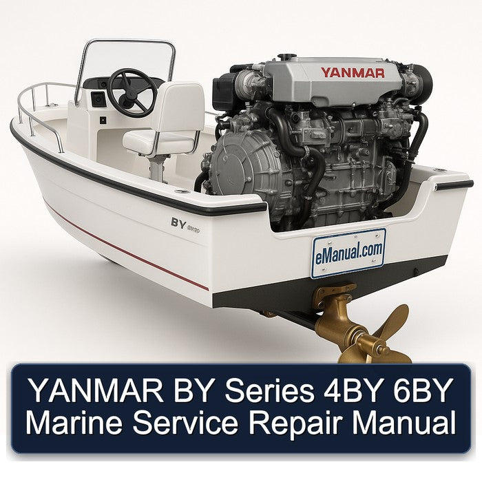 YANMAR BY Series 4BY 6BY Marine Service Repair Manual