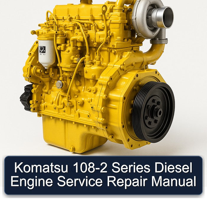 Komatsu 108-2 Series Diesel Engine Service Repair Manual