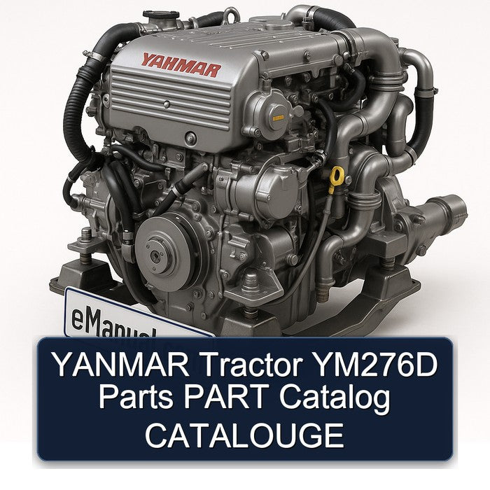 YANMAR Tractor YM276D Parts PART Catalog CATALOUGE