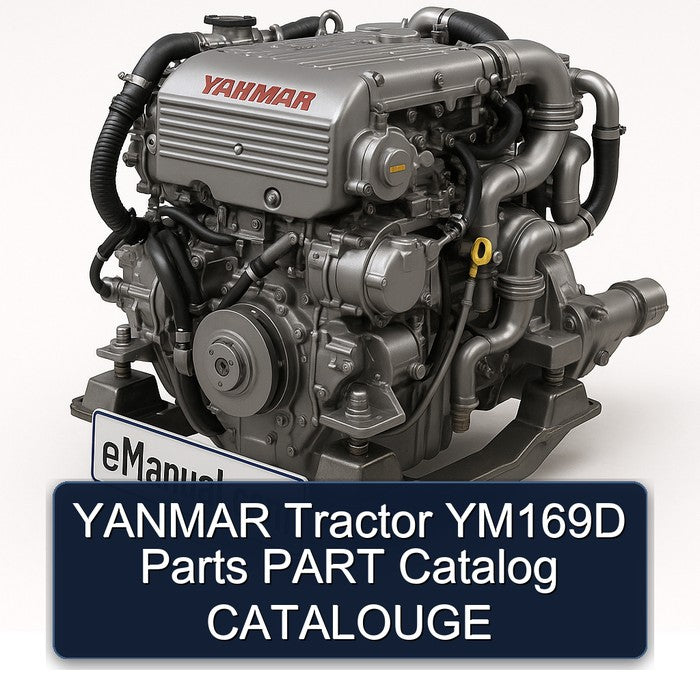 YANMAR Tractor YM169D Parts PART Catalog CATALOUGE