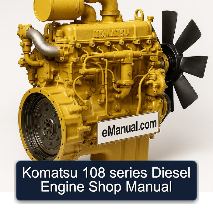 Komatsu 108 series Diesel Engine Shop Manual