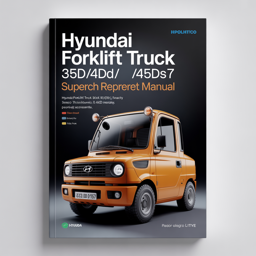 Hyundai Forklift 35D/40D/45D-7 35DS/40DS/45DS-7 Service Repair Manual