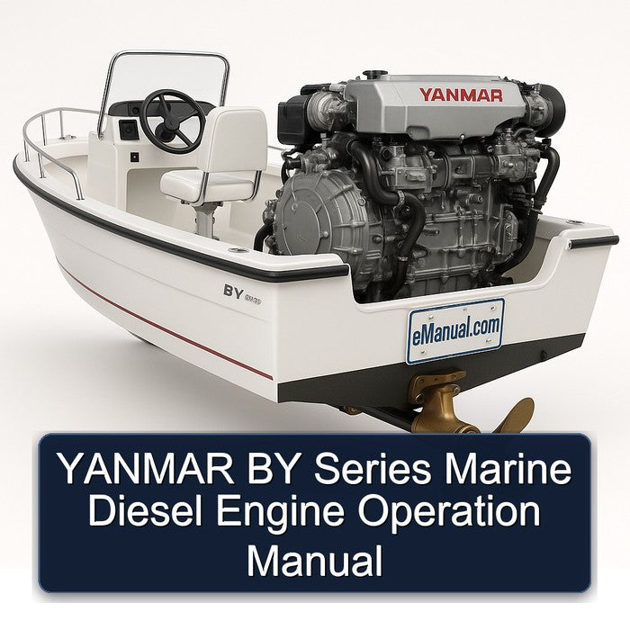 YANMAR BY Series Marine Diesel Engine Operation Manual