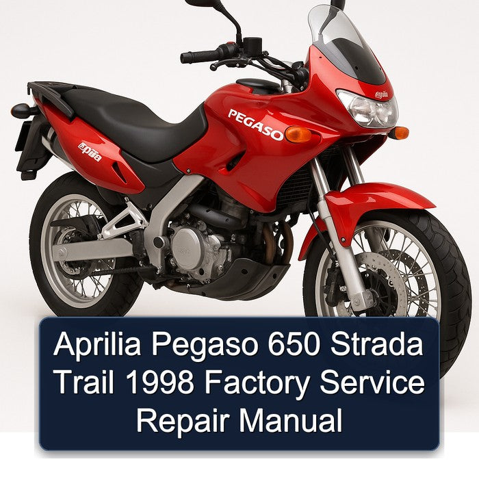 Aprilia Pegaso 650 Strada Trail 1998 Factory Service Repair Manual
