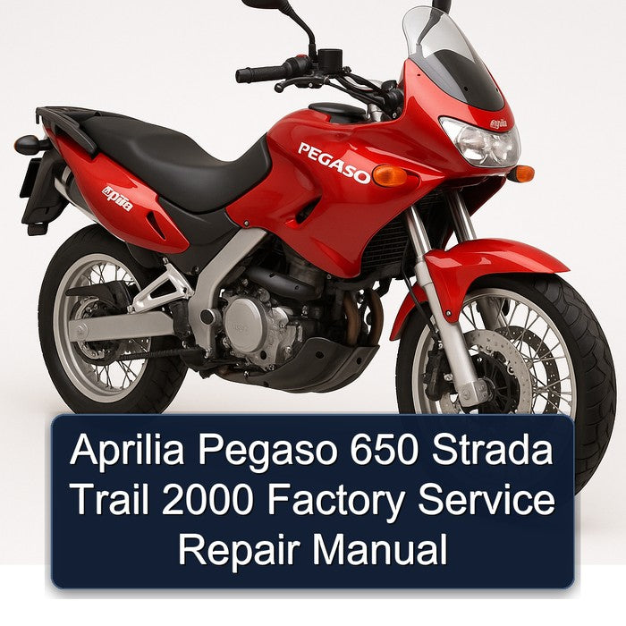 Aprilia Pegaso 650 Strada Trail 2000 Factory Service Repair Manual