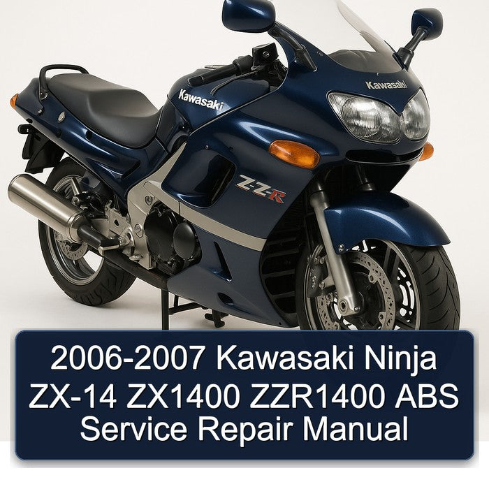 2006-2007 Kawasaki Ninja ZX-14 ZX1400 ZZR1400 ABS Service Repair Manual