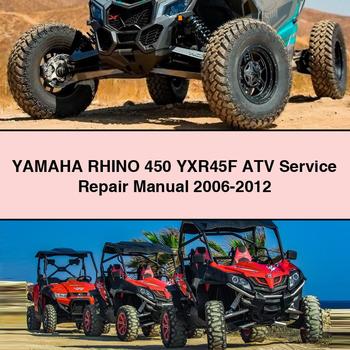 Yamaha RHINO 450 YXR45F ATV Service Repair Manual 2006-2012