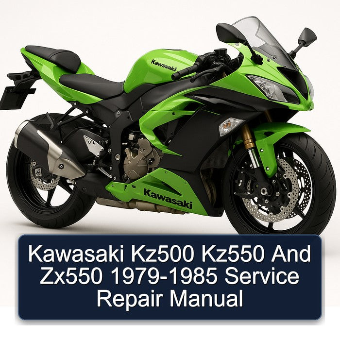 Kawasaki Kz500 Kz550 And Zx550 1979-1985 Service Repair Manual