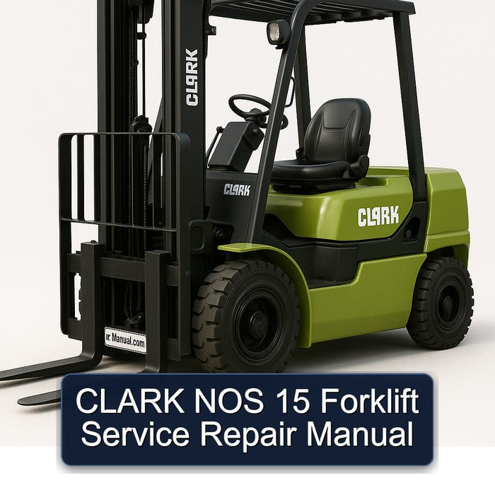 CLARK NOS 15 Forklift Service Repair Manual