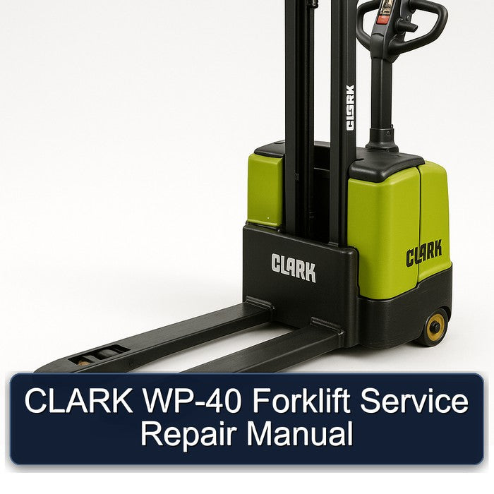 CLARK WP-40 Forklift Service Repair Manual