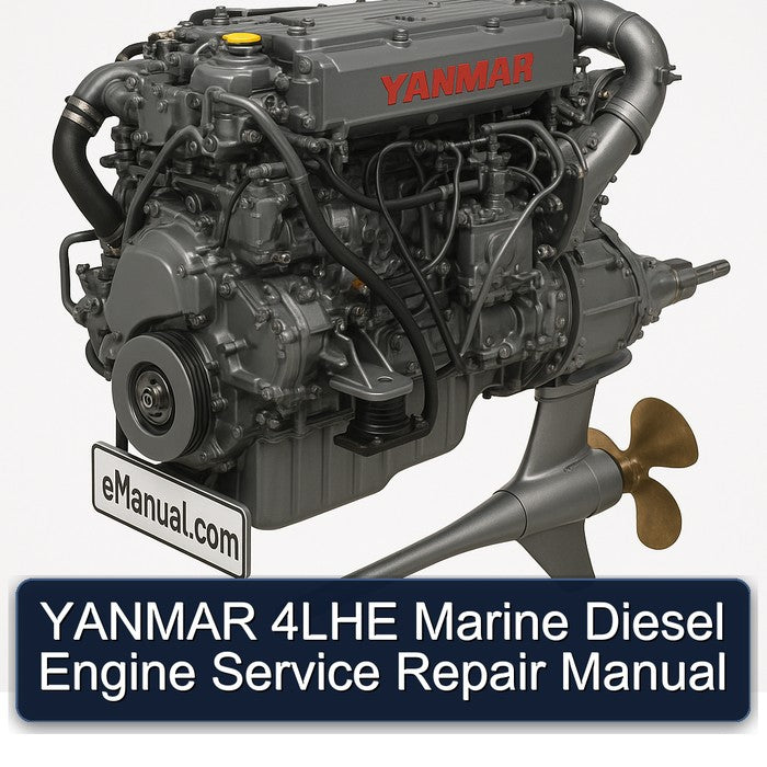 YANMAR 4LHE Marine Diesel Engine Service Repair Manual