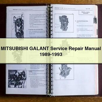 Mitsubushi GALANT Service Repair Manual 1989-1993