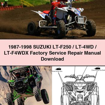 1987-1998 Suzuki LT-F250/LT-4WD/LT-F4WDX Factory Service Repair Manual