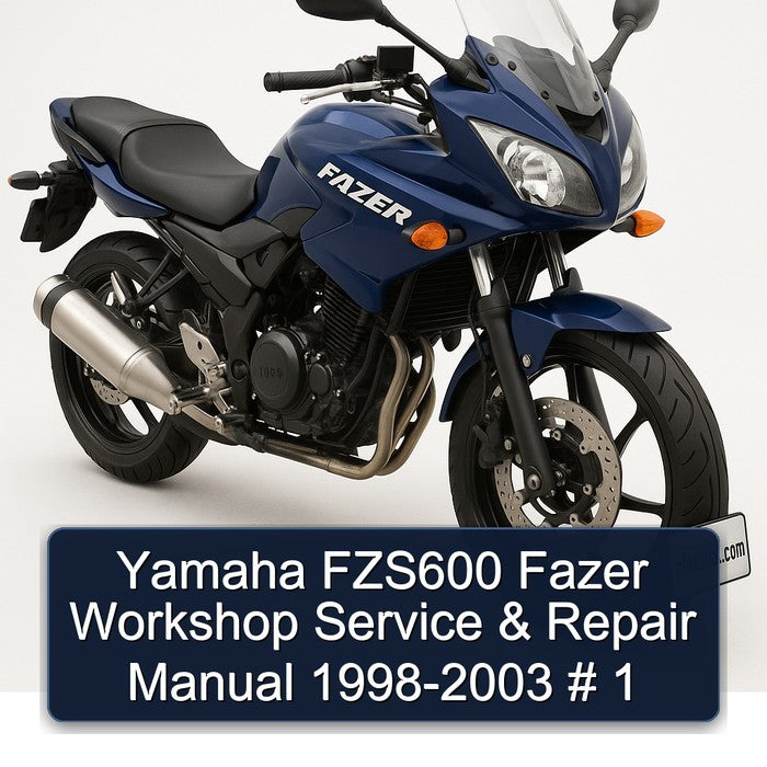 Yamaha FZS600 Fazer Workshop Service & Repair Manual 1998-2003 # 1