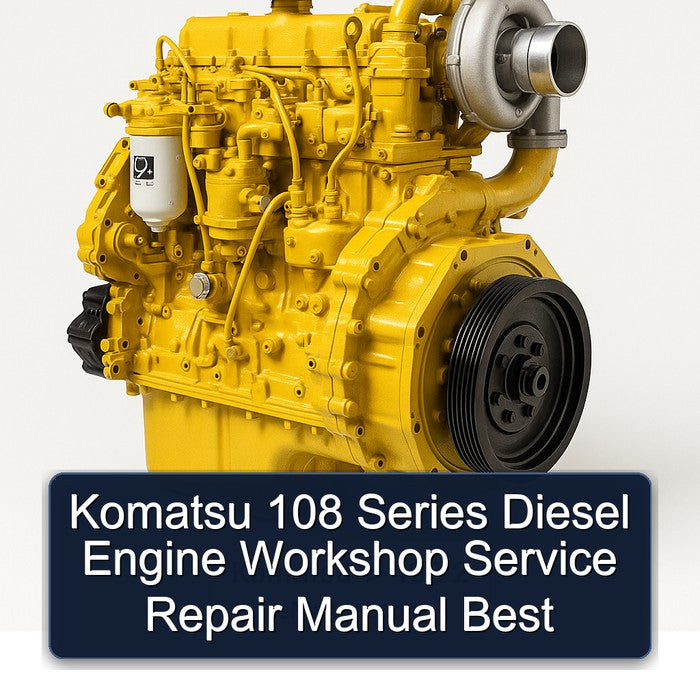 Komatsu 108 Series Diesel Engine Workshop Service Repair Manual Best