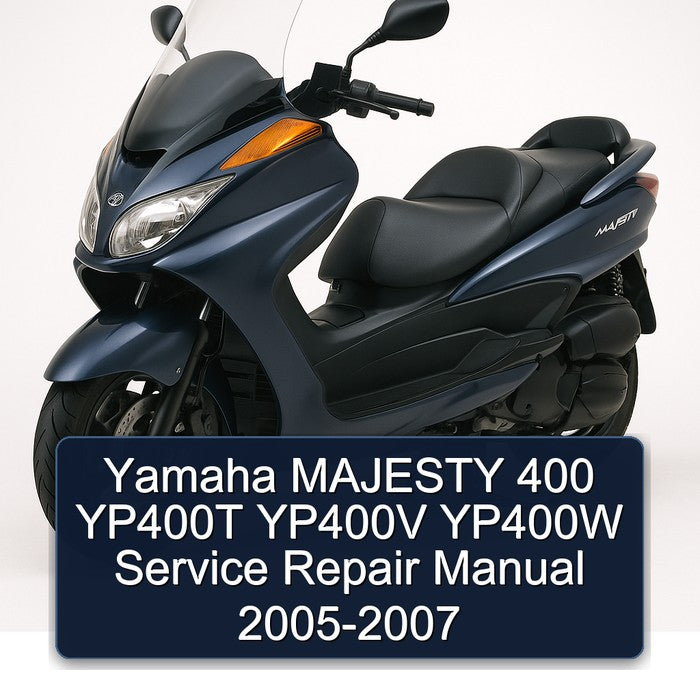 Yamaha MAJESTY 400 YP400T YP400V YP400W Service Repair Manual 2005-2007