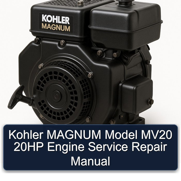 Kohler MAGNUM Model MV20 20HP Engine Service Repair Manual