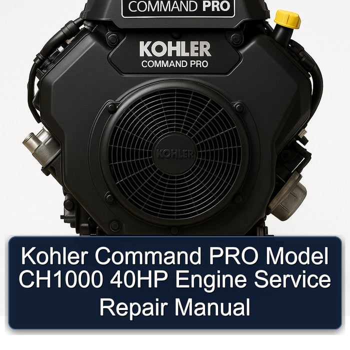 Kohler Command PRO Model CH1000 40HP Engine Service Repair Manual